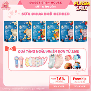 Sữa chua khô Gerber bé ăn dặm từ 8 tháng. Date 1/2026 - Sweet Baby House