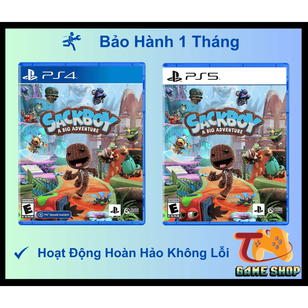 Đĩa Game Ps4 / Ps5: Sackboy: A Big Adventure