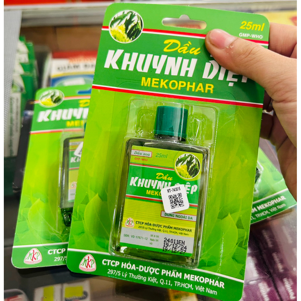 ✅[chính hãng]Dầu khuynh Diệp (chai 25ml) Mekophar-opc