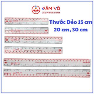  SỈ _ HỘP 50 Cây Thước Thẳng  Thước Kẻ  Thước Nhựa Dẻo Qui Lực WinQ   Win Q Dài 15cm C15 20cm C20 30cm C30 Không Bong 