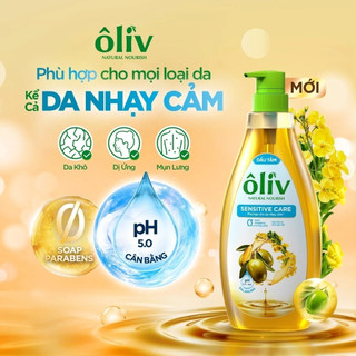 DẦU TẮM - SỮA TẮM ÔLIV SÁNG DA VÀ MỀM MỊN 650ML