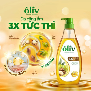 DẦU TẮM - SỮA TẮM ÔLIV SÁNG DA VÀ MỀM MỊN 650ML