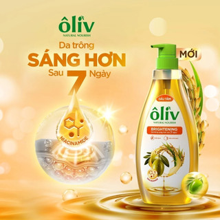 DẦU TẮM - SỮA TẮM ÔLIV SÁNG DA VÀ MỀM MỊN 650ML