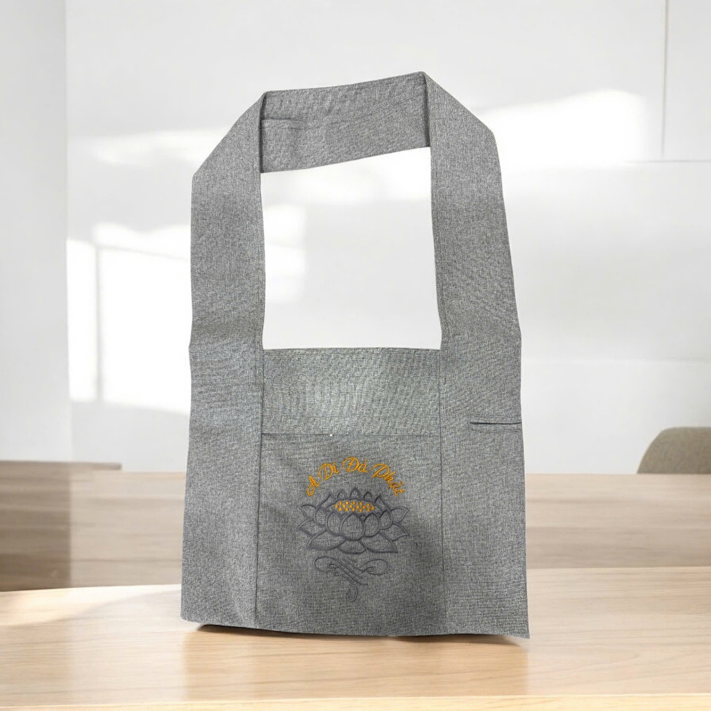 Đãi đi chùa vải linen bố 40x34cm