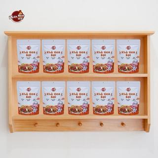 Khô Heo Sợi Cháy Tỏi Tẩm Vị Đậm Đà - [Khối Lượng Tịnh Không Tính Bao Bì - 200gr/Túi]