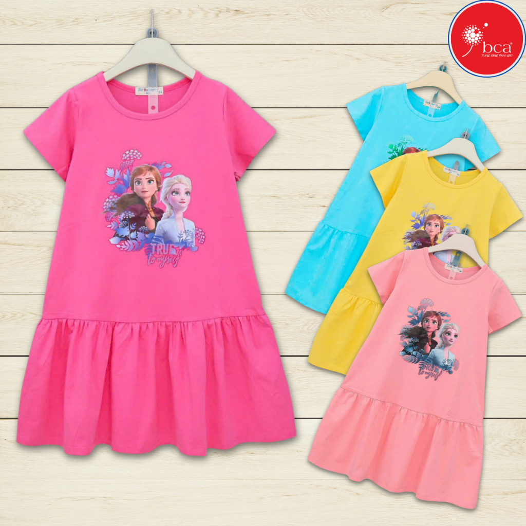 SZ 25-40KG ĐẦM THUN TN IN HÌNH ELSA, CHẤT TUN COTTON CO GIÃN 4 CHIỀU, ĐỘ THẤM HÚT CAO THOÁNG MÁT