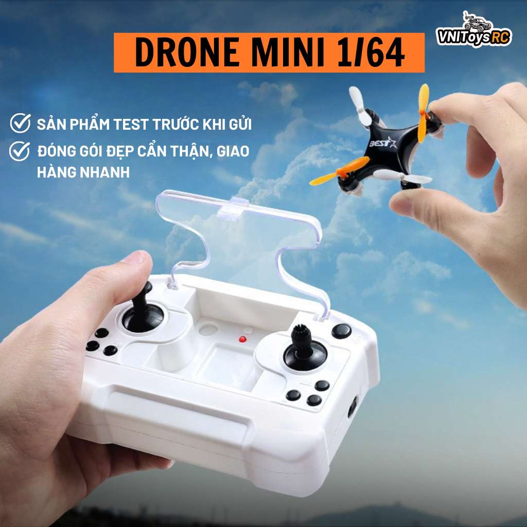 Flycam Mini BEST X – Drone Điều Khiển Từ Xa 4 Cánh 2.4GHz, Bay Ổn Định, Có Chức Năng Tự Cân Bằng