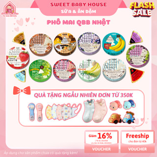 Phô mai Nhật QBB hộp 6 miếng 90gr cho bé ăn dặm. Date 1/2026 - Sweet Baby House