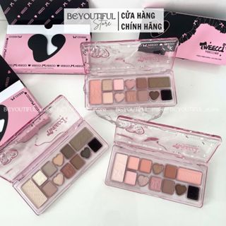  Bảng Phấn Mắt 11 Ô VEECCI Nhũ Ngọc Trai Và Lì Độ Bám Màu Cao Kèm Ô Vệ Sinh Cọ 