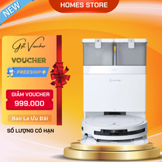 Ecovacs T30C Omni | Ecovacs T30s Pro Xòe Giẻ Lực Hút 11.000 Pa - Chính Hãng BH 12 Tháng A8