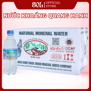[THÙNG 20 CHAI] Nước Khoáng Quang Hanh 500ml – Có Gas – Giải Nhiệt, Đẹp Da, Tốt Tiêu Hóa – Đặc Sản Quảng Ninh