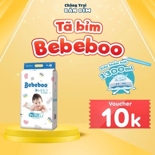   VOUCHER 15K  1 BỊCH Tã Bỉm Quần BEBEBOO Nhật Bản size M54 L50 XL46 XXL42 XXXL40 thấm hút 1200ml siêu mềm mỏng 