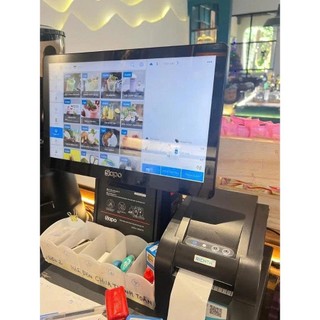 [20 CUỘN] Giấy in nhiệt K80x80mm bill in hóa đơn K80 giấy nhiệt 80mm cafe trà sữa pos cuộn to [ 20 CUỘN TEM ĐỎ 80x80 ]