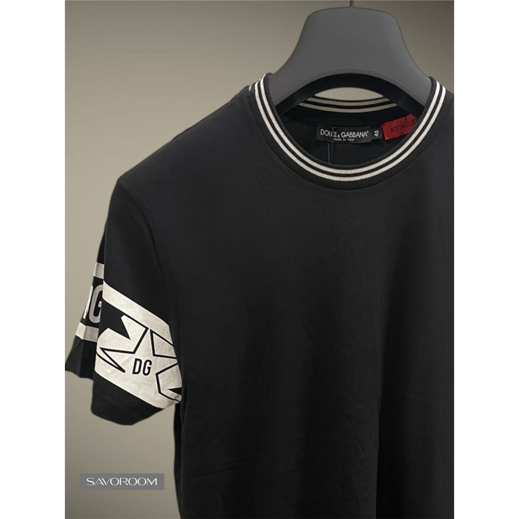 Áo Thun Nam Dolce & Gabbana 'MILLENNIALS STAR' T-Shirt G8KDOT