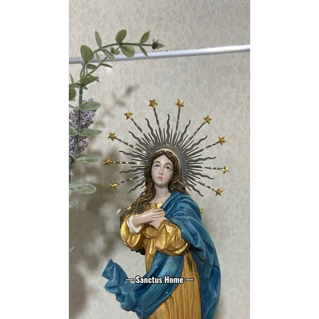 Triều Thiên 12 Ngôi Sao Cho Tượng 30-40cm. Sản Phẩm Không Bao Gồm Tượng Đức Mẹ.