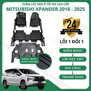  Thảm lót sàn ô tô Mitsubishi Xpander 2018 2019 2020 2021 2022 2023 2024 2025 nhựa TPE bảo hành 24 tháng 1 đổi 1 
