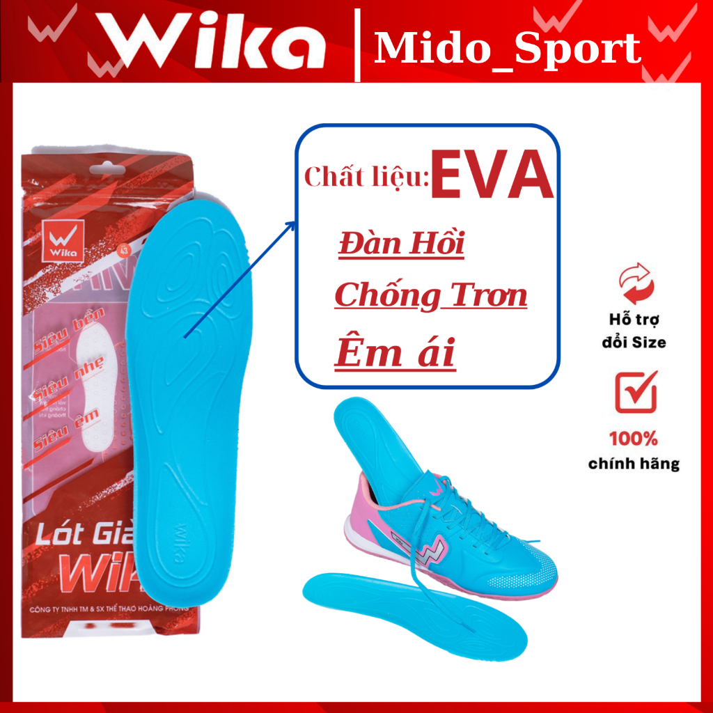 Lót Giày Bóng Đá Wika Với Những Đường Rãnh Chống Trơn Trượt Hiệu Quả,Nâng Cao Hiệu Suất Thi Đấu