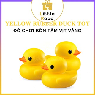   Nhỏ  Vịt Cao Su Thả Bồn Tắm Vịt Bơi Trong Hồ Nước Nhà Tắm Cho Bé Bóp Kêu Chít Chít Đồ Chơi Trẻ Em 