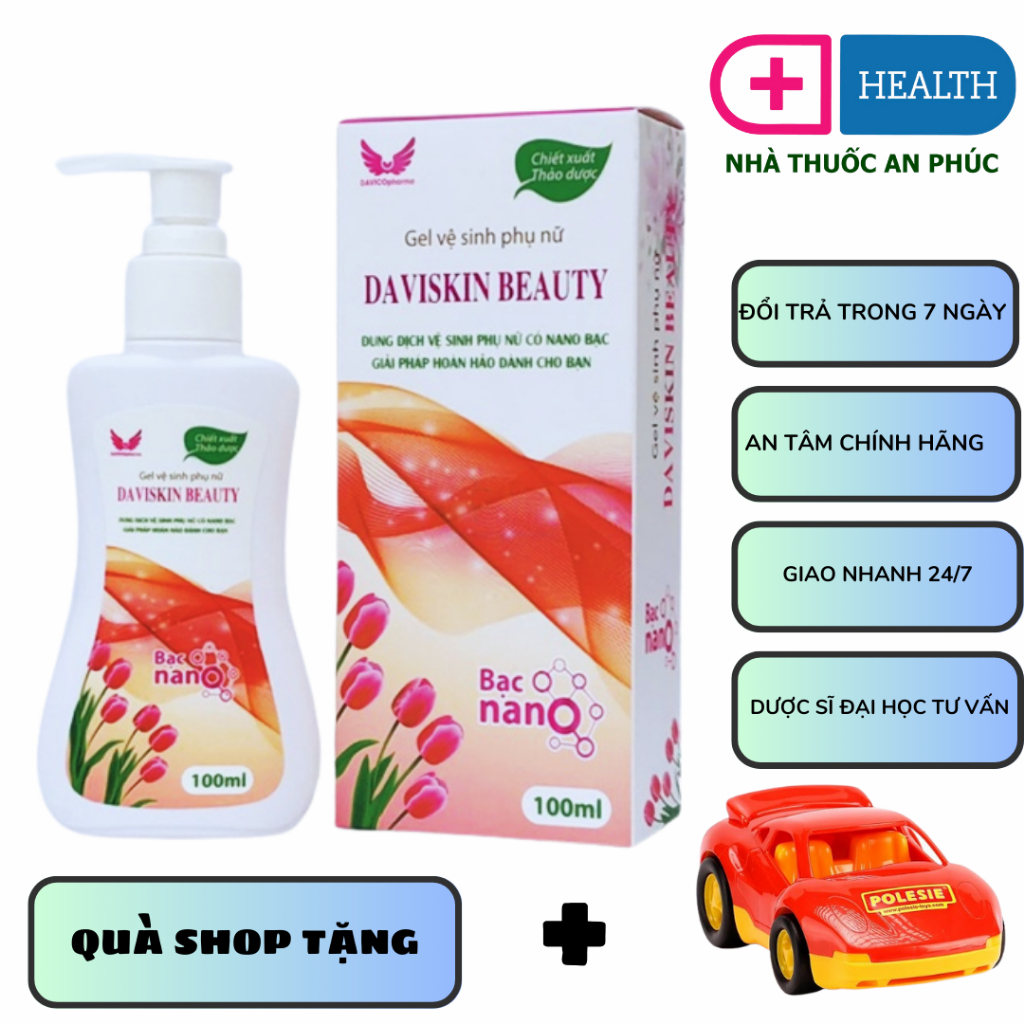 [CHÍNH HÃNG] Dung dịch vệ sinh phụ nữ Daviskin beauty  vệ sinh làm sạch và thơm