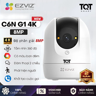 Camera Wifi Trong Nhà Ezviz C6N G1 4K 8MP/ H6C G1 4K 8MP/ C6N PRO 3MP 2K, Đàm Thoại 2 Chiều, Xoay 360 Độ, Có Màu Ban Đêm