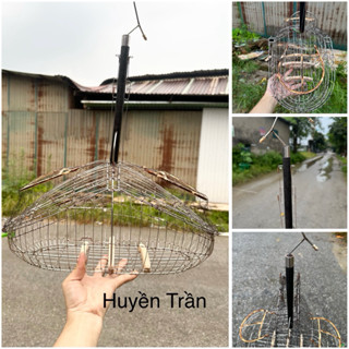Lồng bẫy chim Chào Mào, Chích choè phom số 0 (kim gài) chất liệu inox quấn đồng kết hợp móc xoay 360 siêu nhạy, tiện lợi