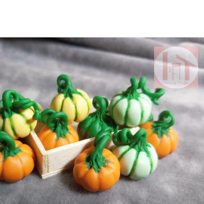 Minifood trang trí mô hình, nhà búp bế_Bí đỏ