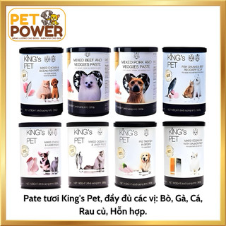 [Chính Hãng] - PATE King’s Pet cho chó mèo lớn nhỏ đủ vị - 380g