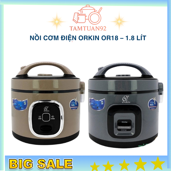 Nồi cơm điện Orkin nhập khẩu Thái Lan hàng cao cấp bảo hành 12 tháng