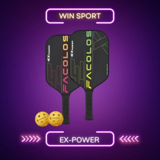 (HÀNG CHÍNH HÃNG ) Bộ 2 vợt Pickleball Facolos Sport Series – ExPower Black