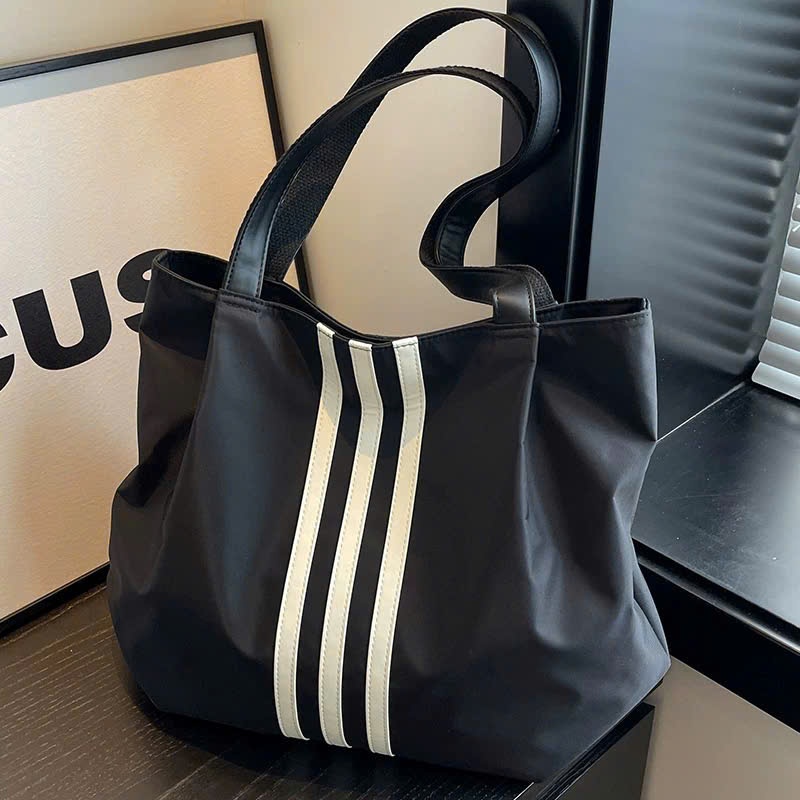 Túi Đeo Vai Tote Nylon Sang Trọng Chống Thấm Nước Dung Tích Lớn Cho Nữ