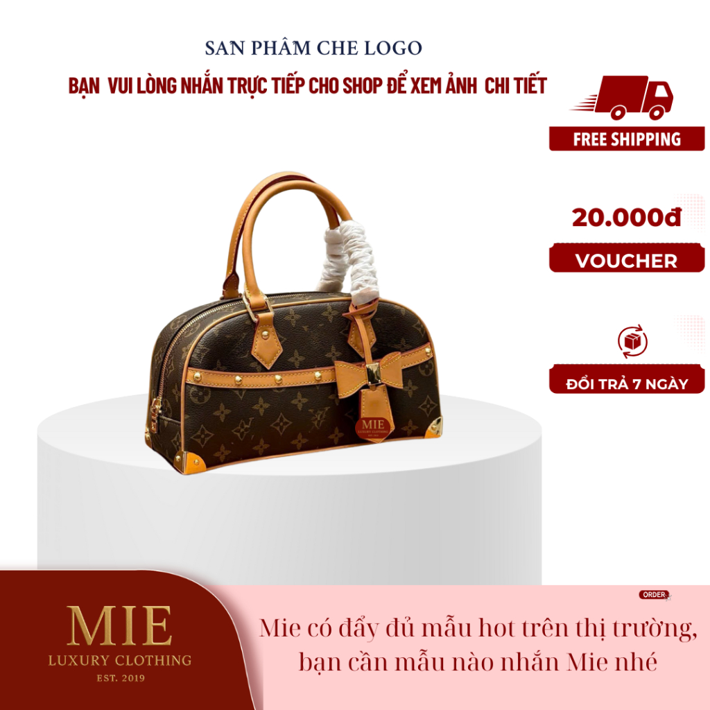 [ 𝐌𝐈𝐄 - 𝐋𝐔𝐗𝐔𝐑𝐘 𝐂𝐋𝐎𝐓𝐇𝐈𝐍𝐆 ] TÚI XÁCH QUAI TRỐNG - Size : 25 cm