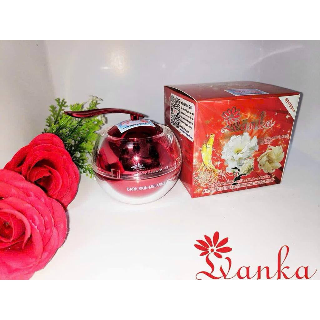 Kem Lvanka Collagen màu đỏ 25g