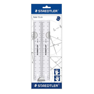 Bộ 2 Thước Thẳng Học Sinh Staedtler 562152PBTH (15cm)