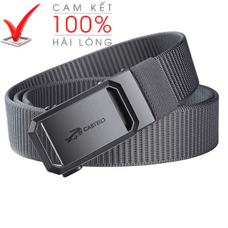 (CTL68) Thắt lưng Nam Dây dù Khóa tự động hợp kim không gỉ sang trọng, tiện dụng - Nịt vải cao cấp
