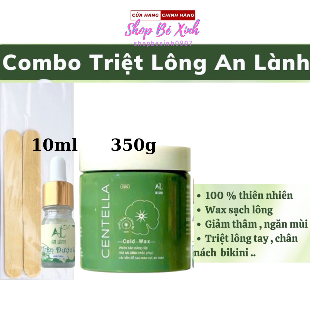 Wax lông an lành và mỡ trăn triệt lông - wax lông tay chân nách 100% thiên nhiên an toàn