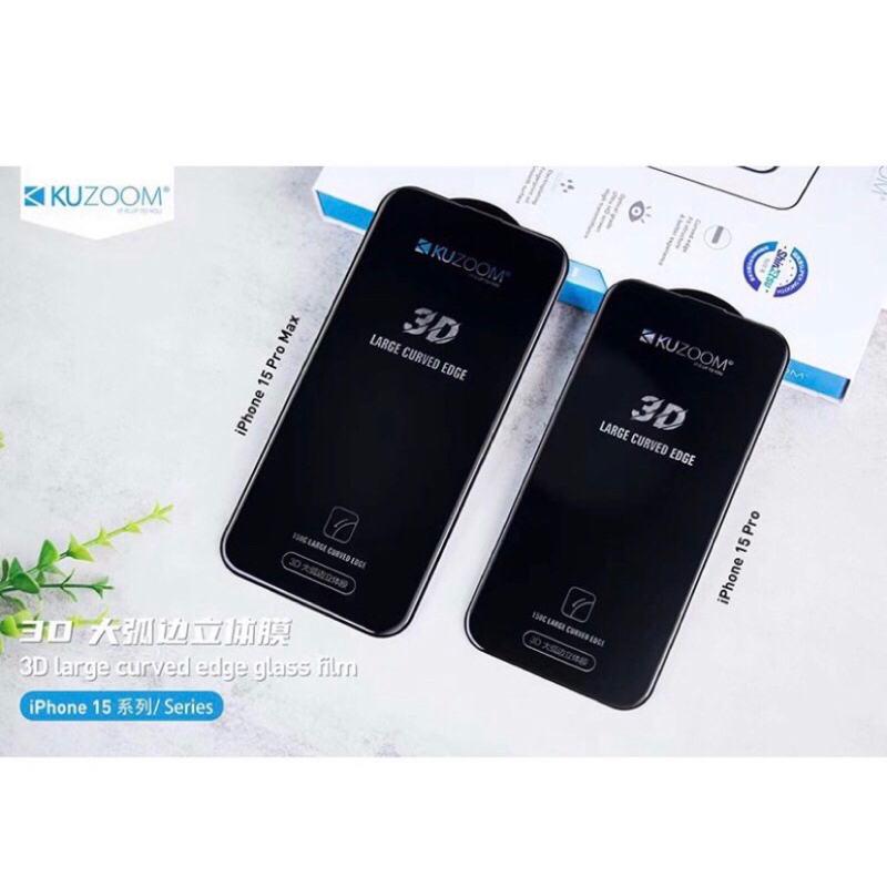 Kính Cường Lực KUZOOM Trong Suốt & Chống Nhìn Trộm – Dành Cho iPhone 11 / 12 / 13 / 14 / 15 / 16 Pro