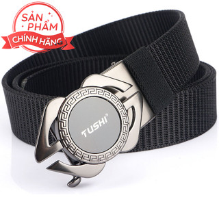 (TR68) Thắt lưng Nam Tushi Dây dù Khóa tự động hợp kim không gỉ sang trọng, nam tính - Dây nịt vải