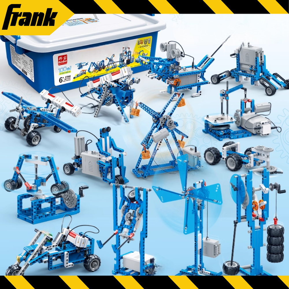 [1006 chi tiết] Bộ 9686 mở rộng siêu sáng tạo bổ sung 36 mẫu gợi ý sẵn Bổ sung bộ kĩ sư cơ khí FRANK