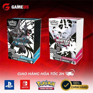   Chính Hãng  Thẻ bài  Pokemon TCG Scarlet & Violet SV10.5 Black Bolt _ White Flare Booster Bundle 