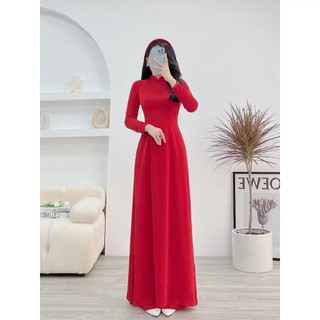 Áo dài trơn lụa mỹ đủ màu đủ size