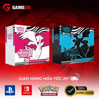   Chính Hãng  Pokemon TCG Scarlet & Violet SV10.5 White Flare - Black Bolt Elite Trainer Box 