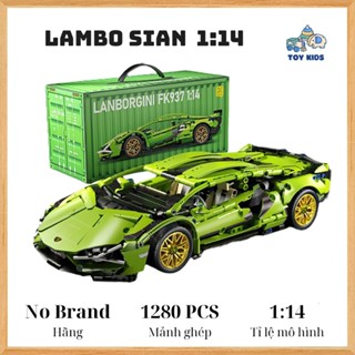   1280 PCS  Mô hình lắp ráp siêu xe Lambo các màu tỉ lệ 1:14 Đồ chơi ôtô điều khiển lắp ghép siêu xe 