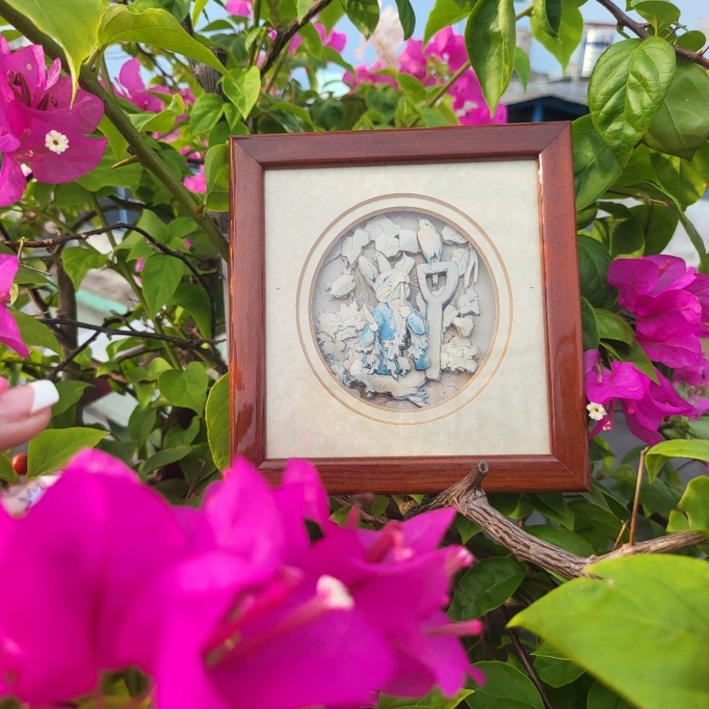 Khung ảnh John Elam Peter Rabbit Decoupage