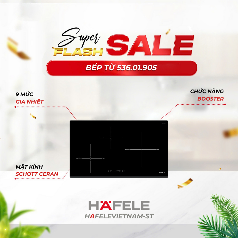 Bếp Từ 3 Vùng Nấu HC-I773D Hafele 536.01.905 - HFVNS