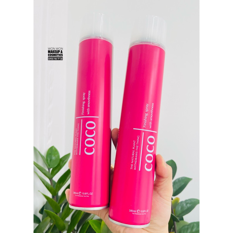 Keo/gôm hồng baby COCO 380ml giữ nếp tóc chuyên tạo kiểu
