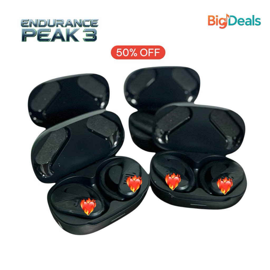 🎧 Tai nghe Endurance Peak 3 | Thể thao | Âm bass mạnh | Chống nước IP68 | Qua sử dụng | BigDeals
