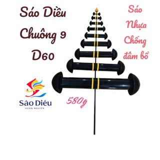 Sáo Chuông D34 đến D60 lắp diều 2m đến 3m siêu nhẹ cao cấp chống đâm bổ va đập