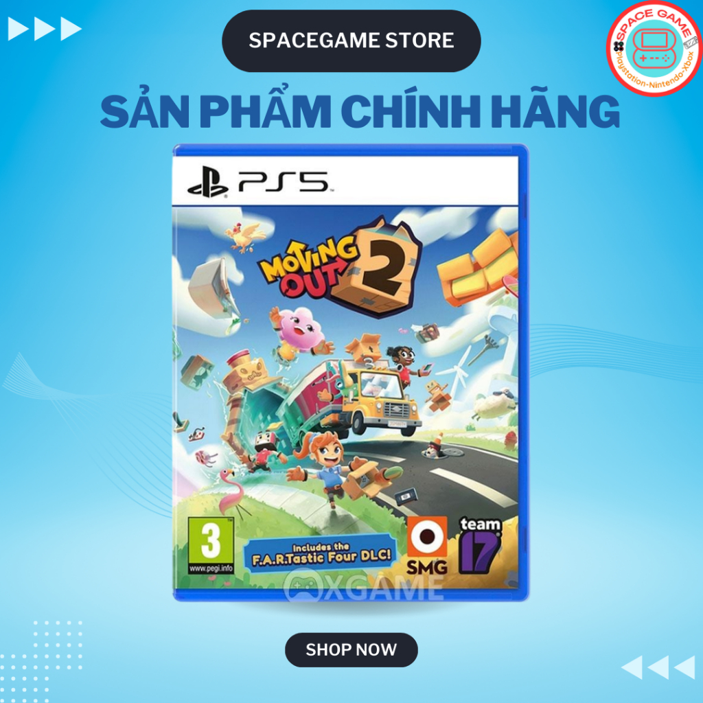 Đĩa game PS5:  Moving Out 2