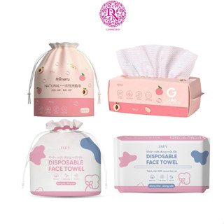 Bông khô lau mặt Animerry cuộn 40 khăn siêu mềm, thấm hút tốt - Ohesi