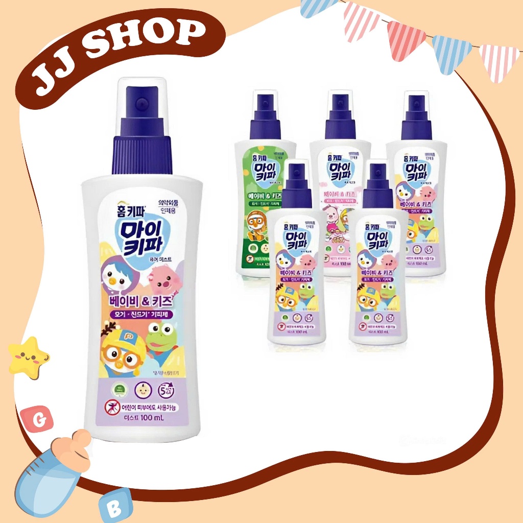 Xịt Chống Muỗi, Chống Côn Trùng Đốt PORORO Hàn Quốc Cho Bé Từ 6M+ - Dung Tích 100ml